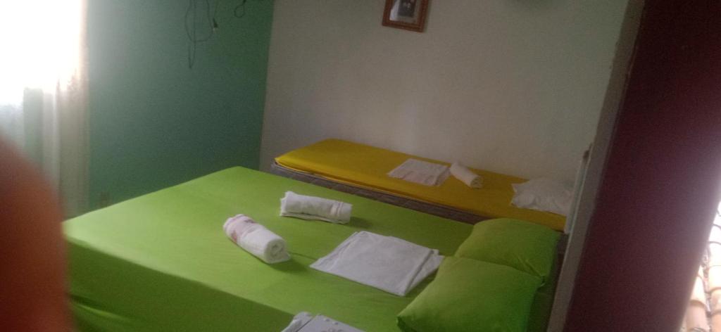 Postel nebo postele na pokoji v ubytování Pousada Pé na Trilha