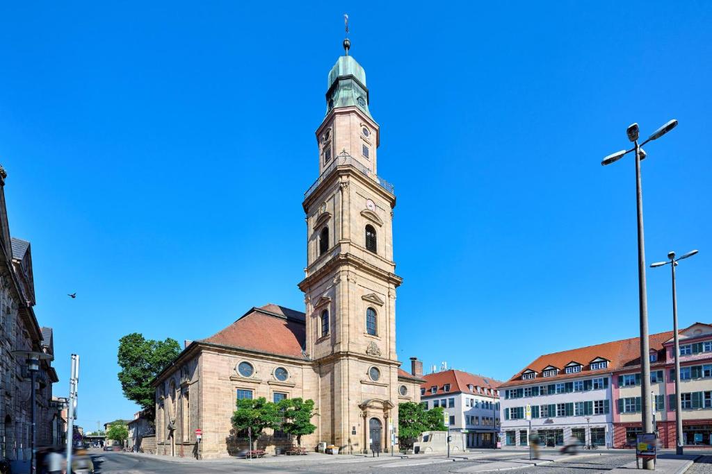 Nespecifikovaný výhled na destinaci Erlangen nebo výhled na město při pohledu z hotelu