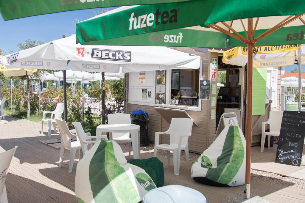 Restaurace v ubytování Agricampeggio Ippocampo