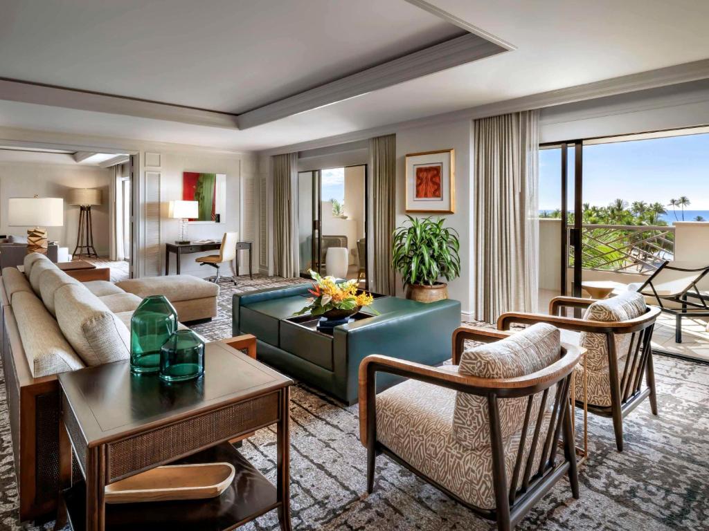 Posezení v ubytování Fairmont Orchid
