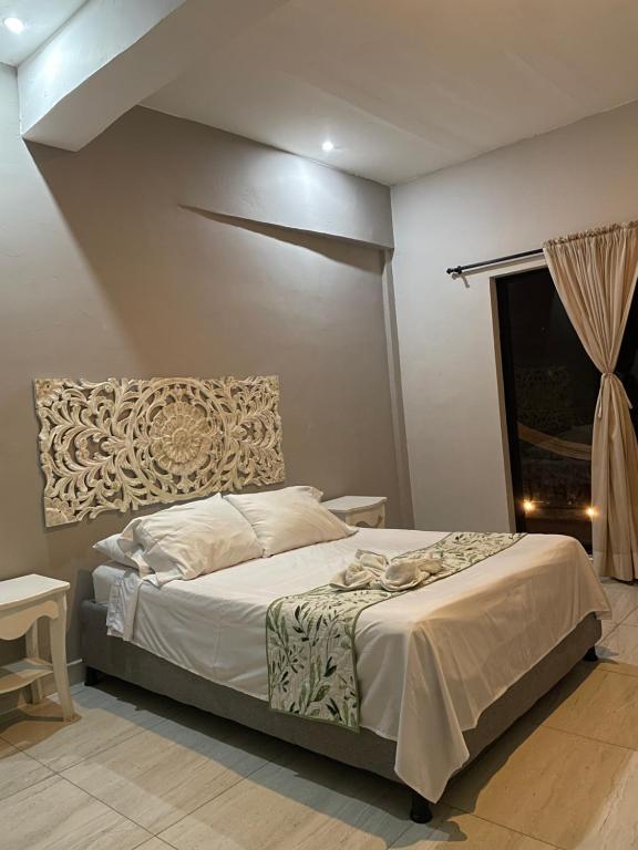 Postel nebo postele na pokoji v ubytování Hotel el Ancla Campestre