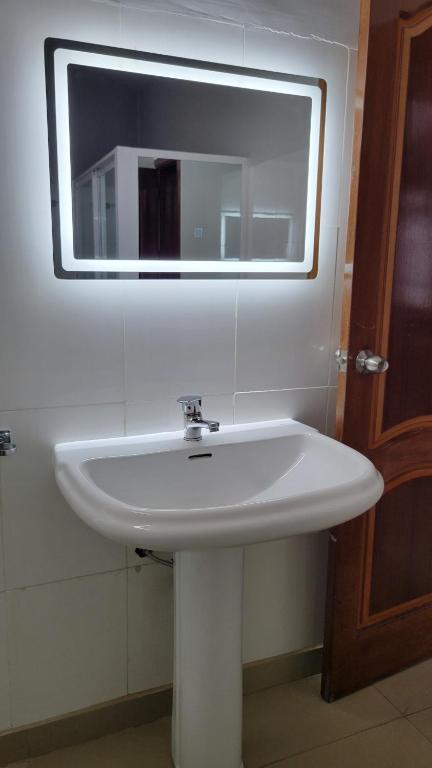Koupelna v ubytování Praia Guest House