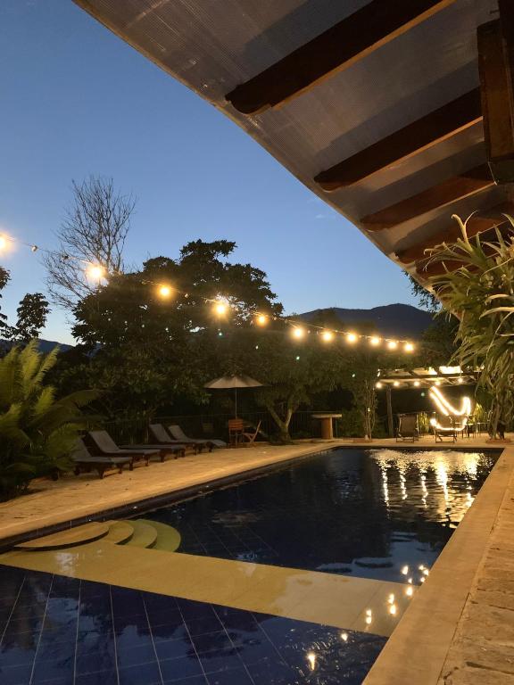 Bazén v ubytování Hotel el Ancla Campestre nebo v jeho okolí