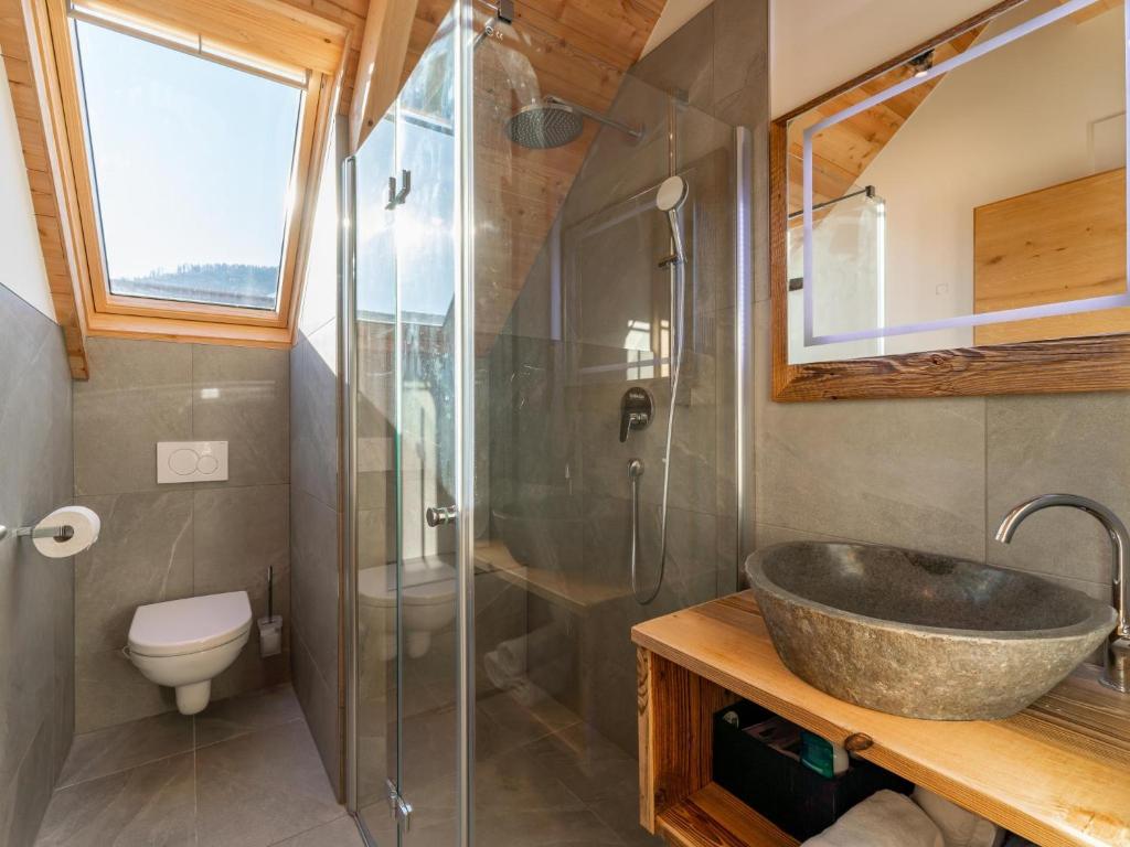 Kúpeľňa v ubytovaní Mountain Chalet Bakkershof