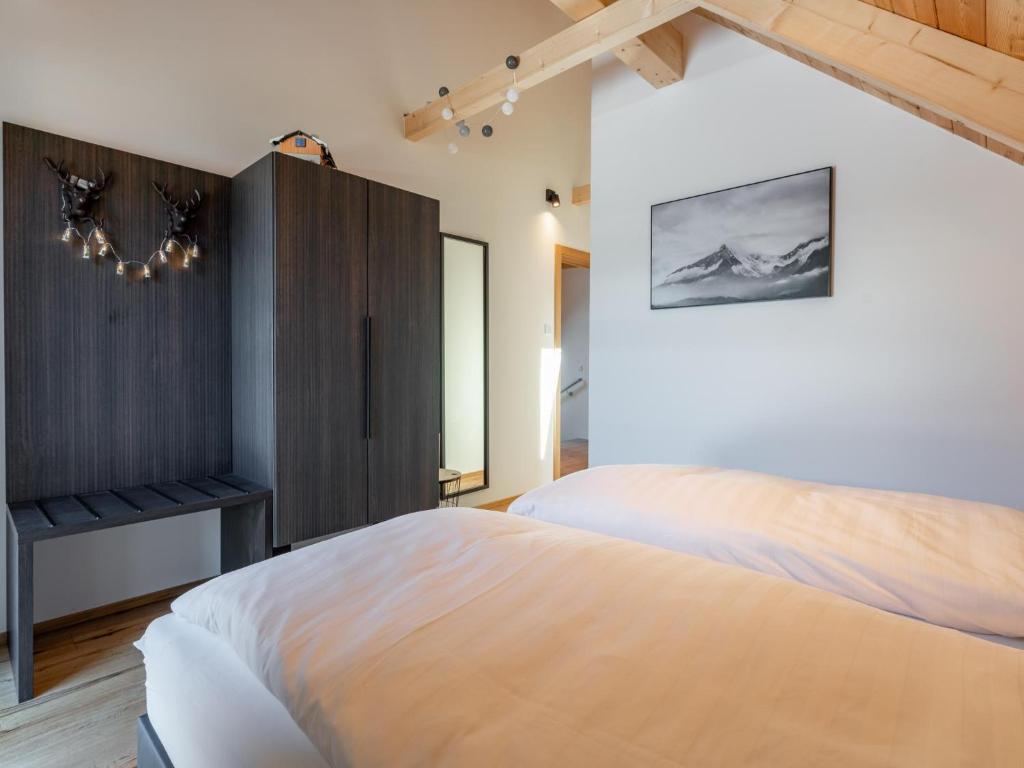 Posteľ alebo postele v izbe v ubytovaní Mountain Chalet Bakkershof