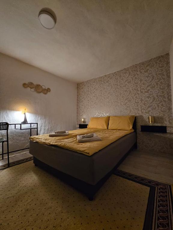 Krevet ili kreveti u jedinici u okviru objekta Apartman Kućica - Netflix, besplatan parking Smederevo