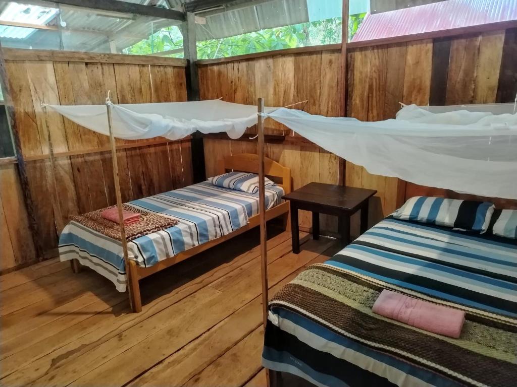 Postel nebo postele na pokoji v ubytování Don Jaime - Hostel