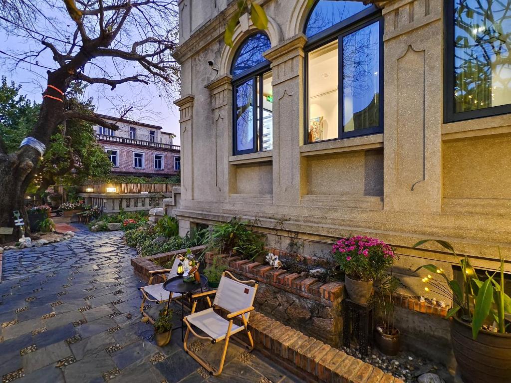 Zahrada ubytování Xiamen Gulangyu Heitan Hotel