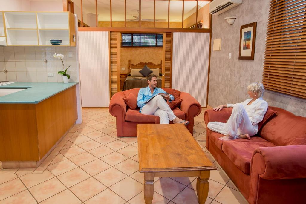 Posezení v ubytování Blue Seas Resort