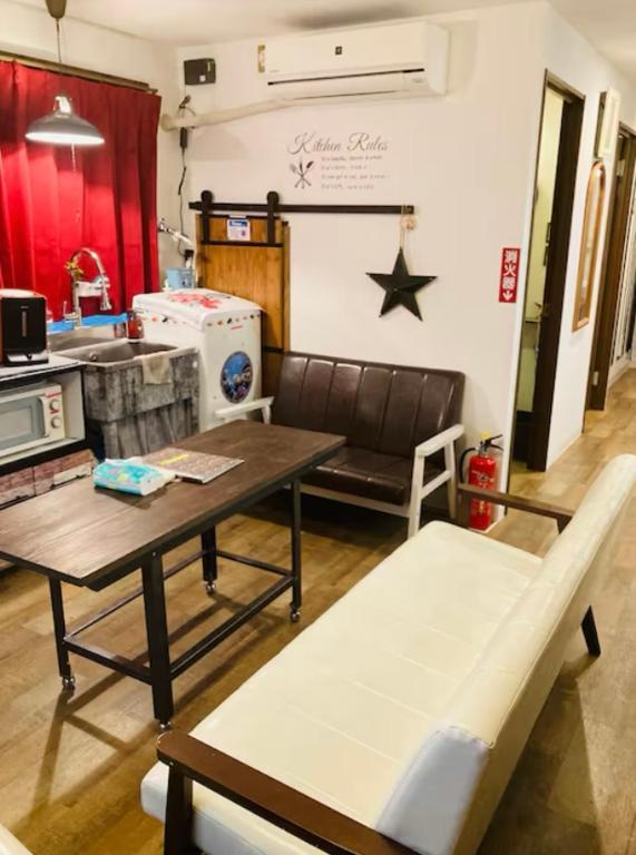 Köök või kööginurk majutusasutuses Minato Hostel