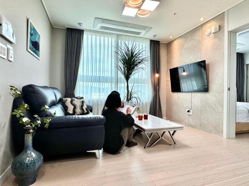 TV o dispositivi per l'intrattenimento presso Eunhasu D&M Residence