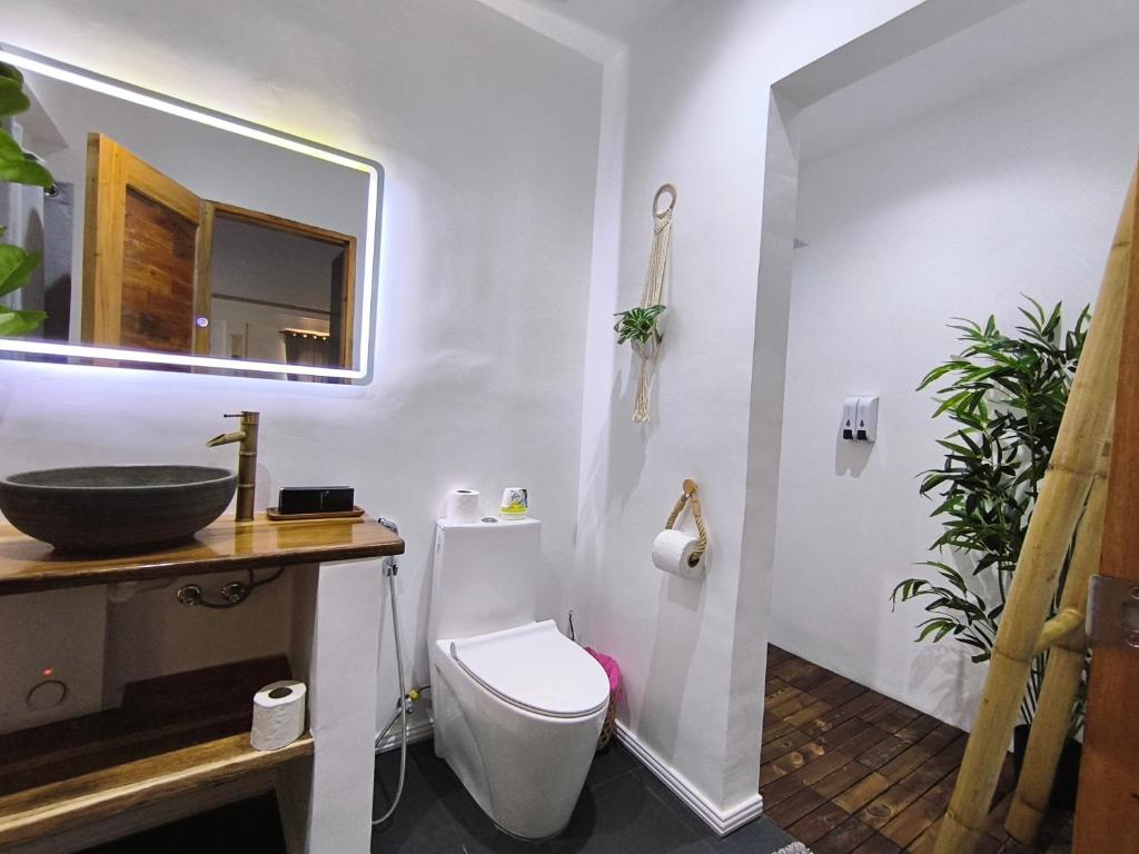 Koupelna v ubytování U Story Resort