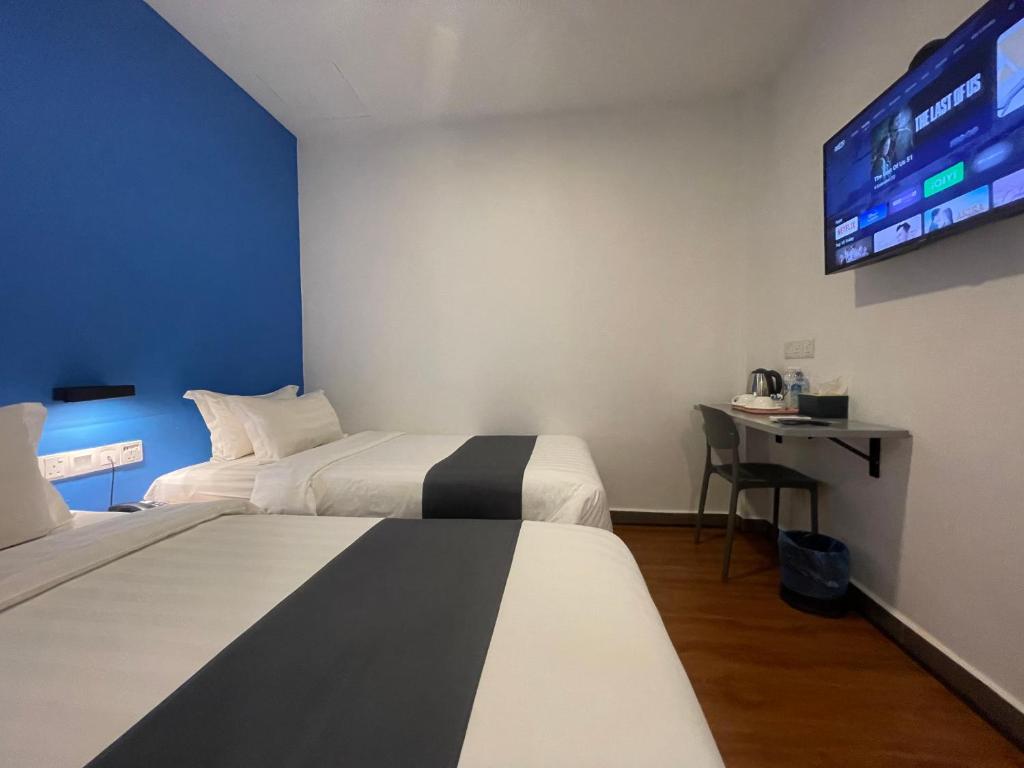 Asia Premium Hotel Kuala Terengganu - Standaard Tweepersoonskamer Met 2 Aparte Bedden