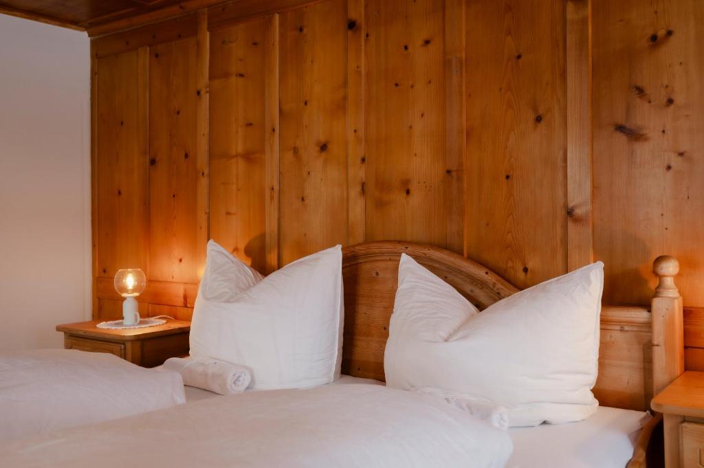 Postel nebo postele na pokoji v ubytování Haus Barbara