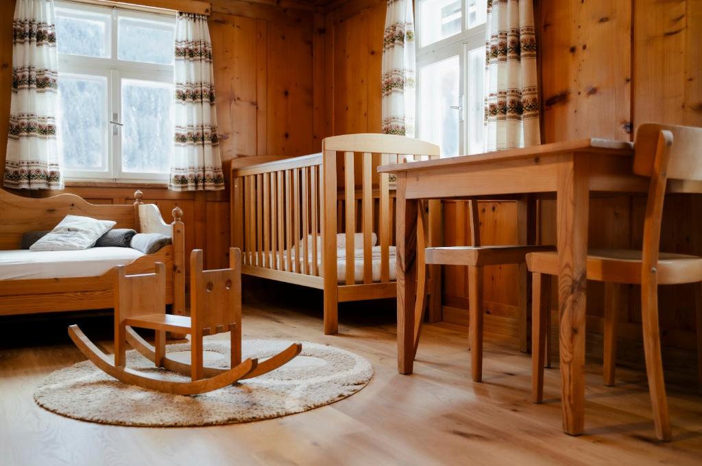 Postel nebo postele na pokoji v ubytování Haus Barbara