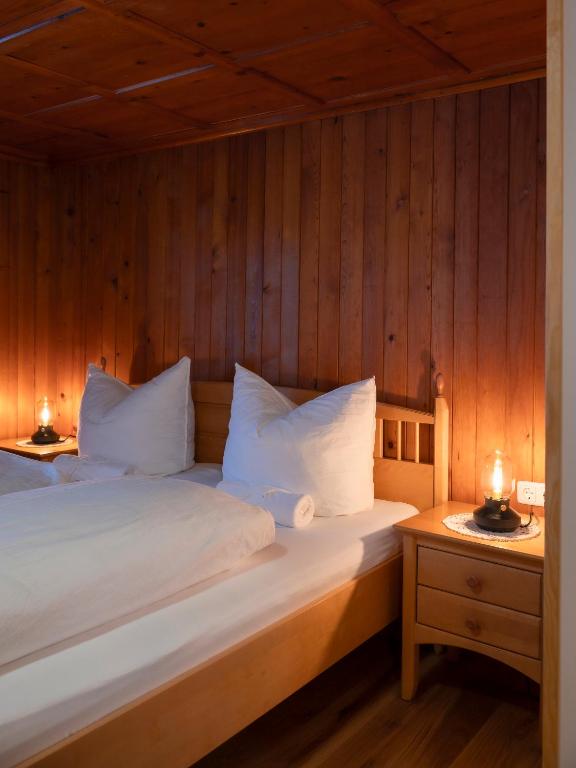 Postel nebo postele na pokoji v ubytování Haus Barbara