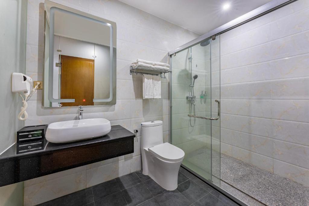 Koupelna v ubytování Yunli Boutique Hotel