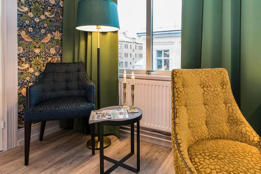 Posezení v ubytování SPiS Hotell Amber