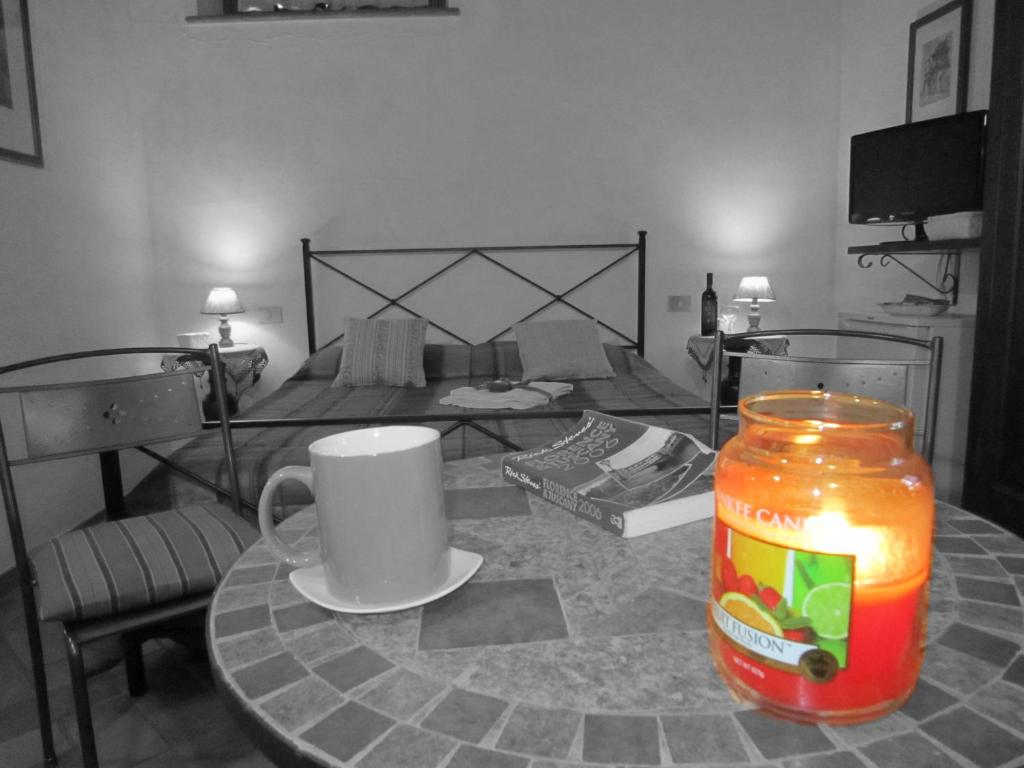 Posezení v ubytování B&B Le Logge Di Sopra