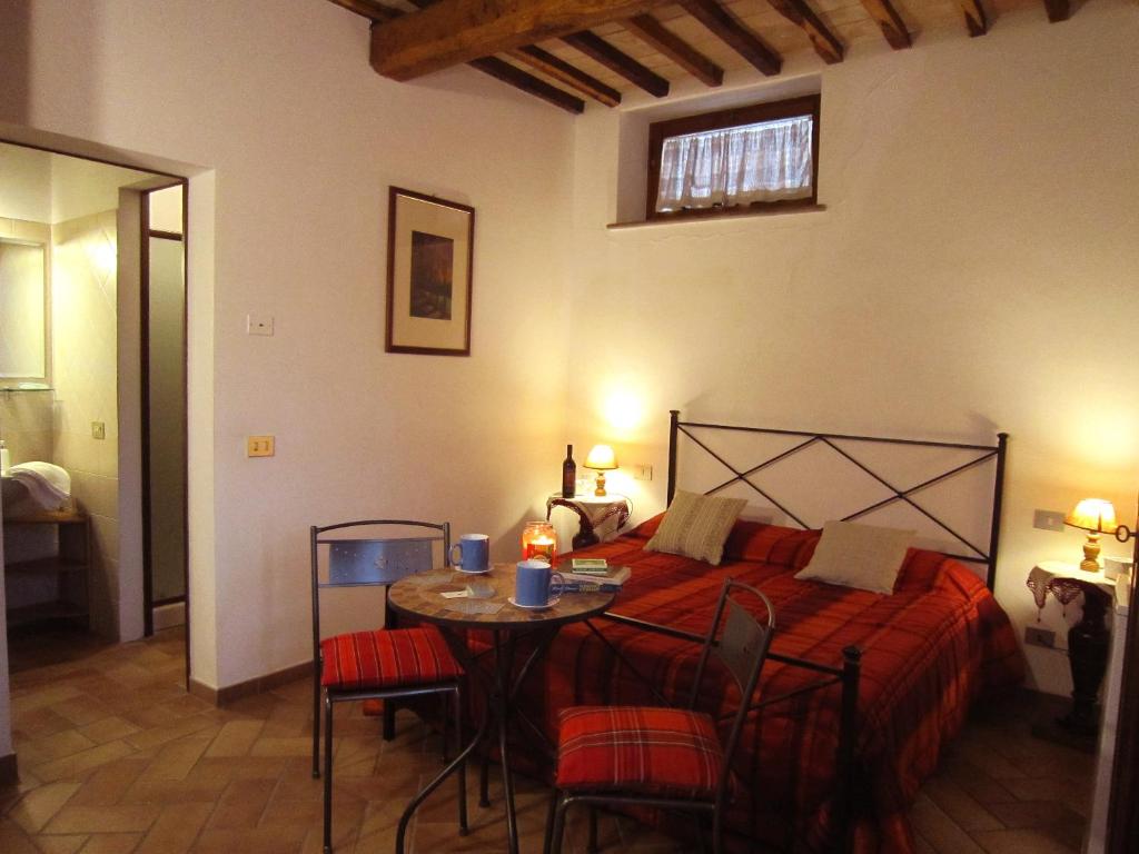 Posezení v ubytování B&B Le Logge Di Sopra