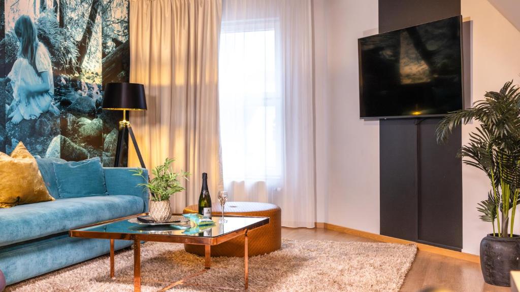 TV a/nebo společenská místnost v ubytování Quality Hotel Sundsvall