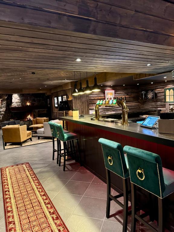 Biliár nebo kulečník v ubytování Skogstad Hotel - Unike Hoteller