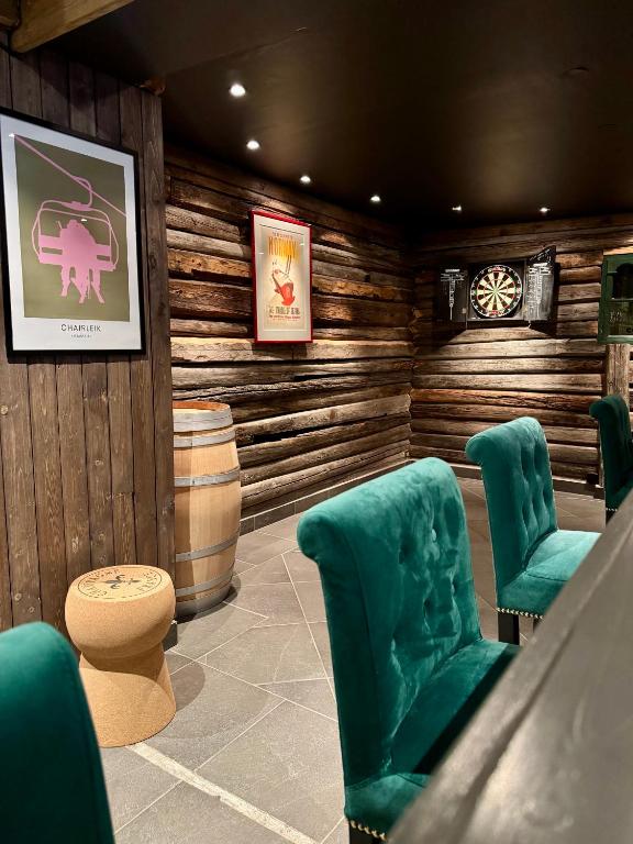 Posezení v ubytování Skogstad Hotel - Unike Hoteller