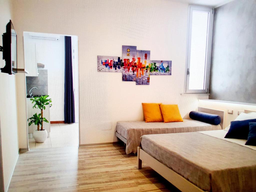 Postel nebo postele na pokoji v ubytování Marebed Apartments & Rooms