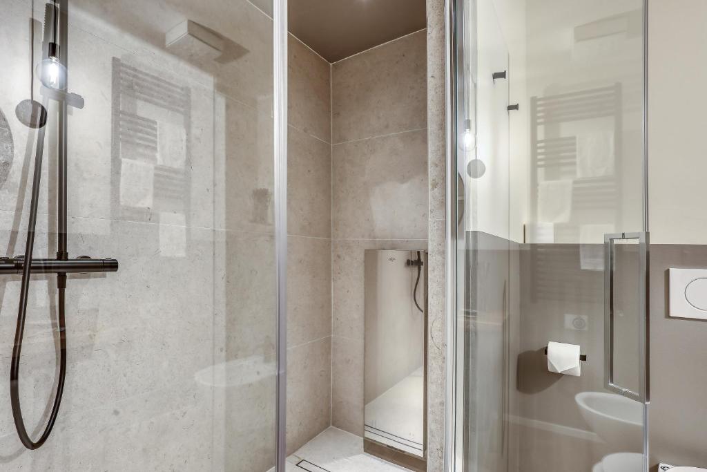 Koupelna v ubytování Welchome - Suites