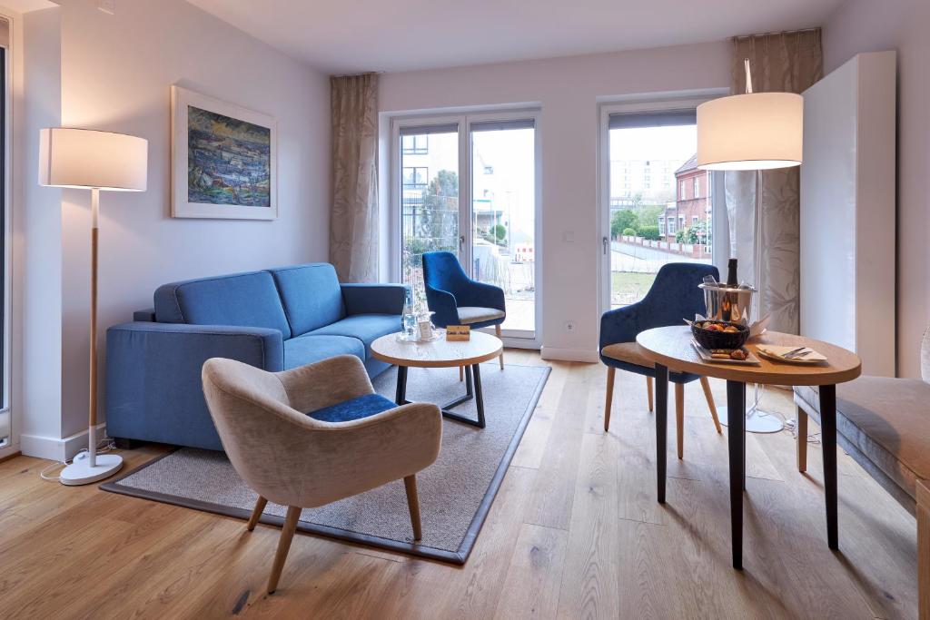 Posezení v ubytování Hotel Villa Düne