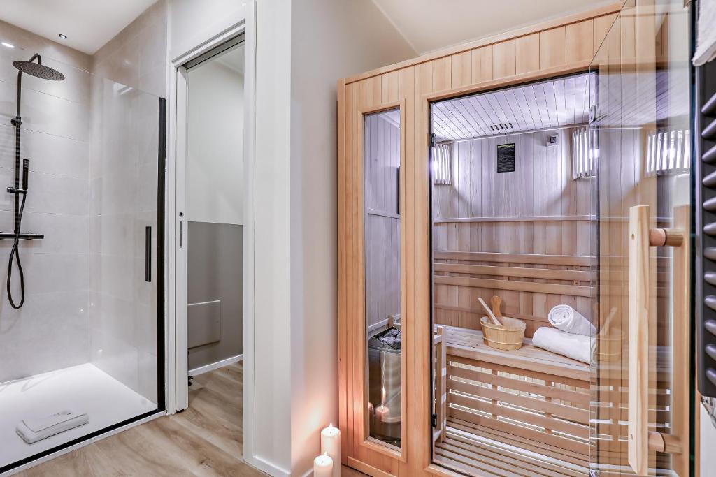 Koupelna v ubytování Welchome - Suites