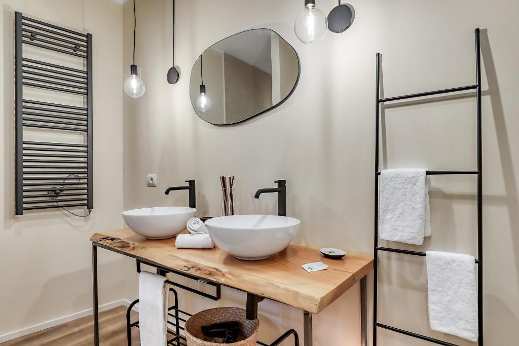 Koupelna v ubytování Welchome - Suites