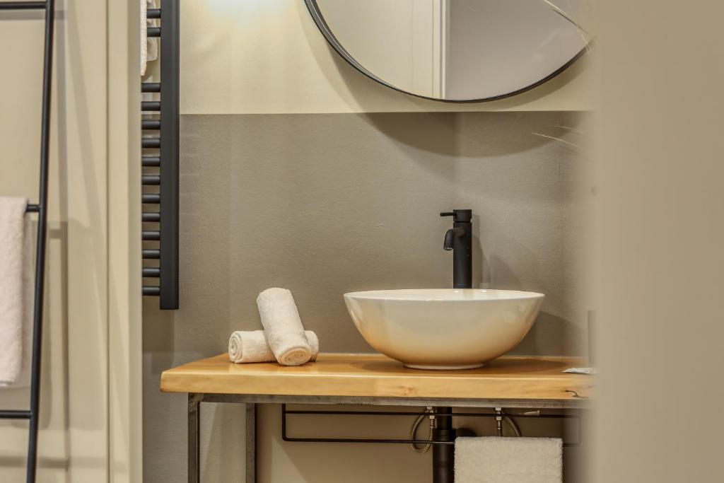 Koupelna v ubytování Welchome - Suites
