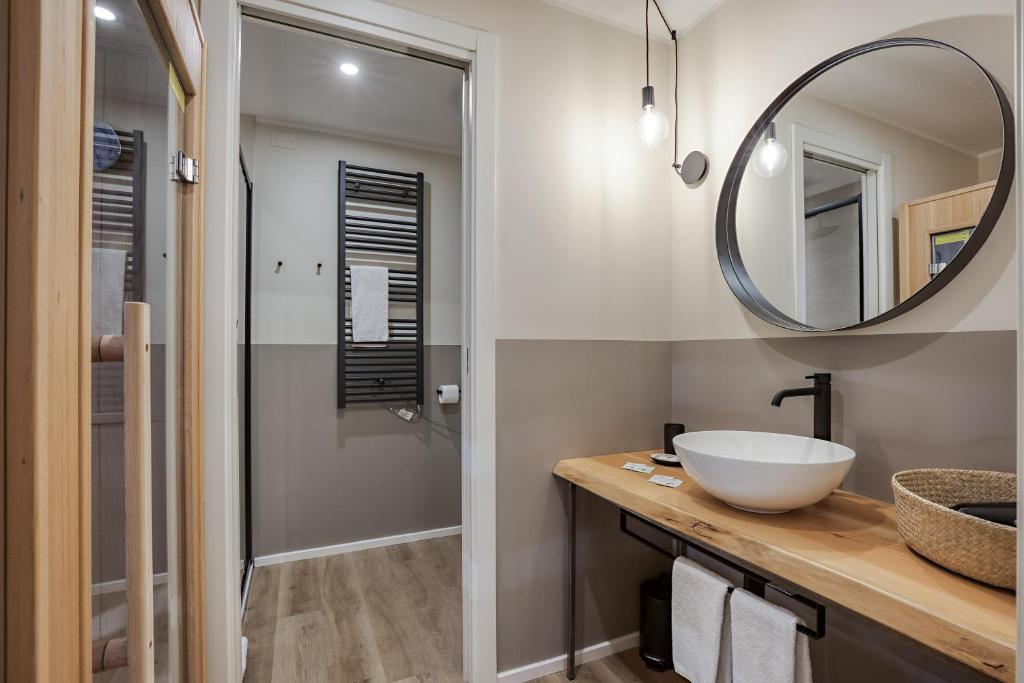 Koupelna v ubytování Welchome - Suites