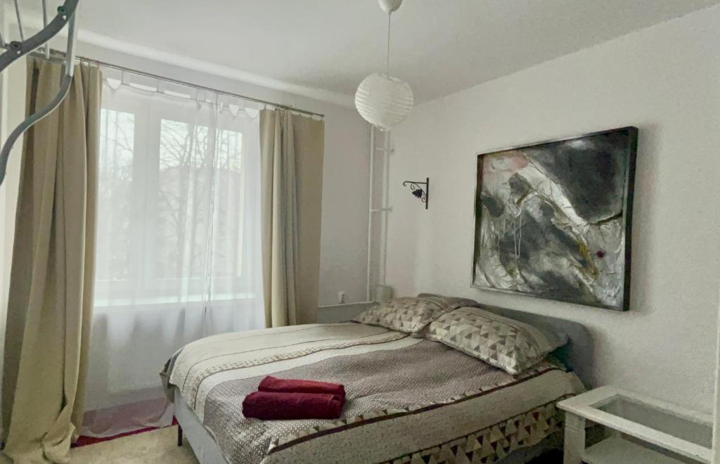 Posteľ alebo postele v izbe v ubytovaní Perfect location two bedrooms with balkony