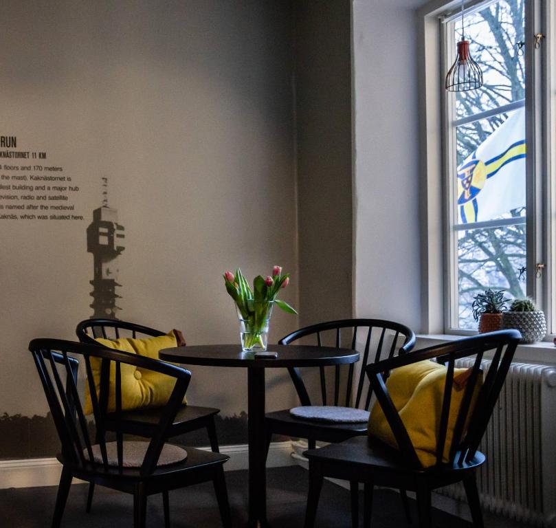 Posezení v ubytování STF Stockholm Skeppsholmen Vandrarhem