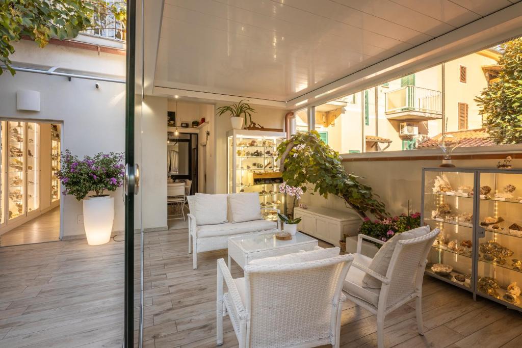Posezení v ubytování Acquamarina b&b
