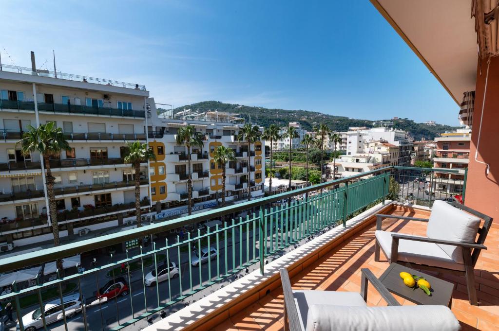 Balkón nebo terasa v ubytování A I R Sorrento Luxury House