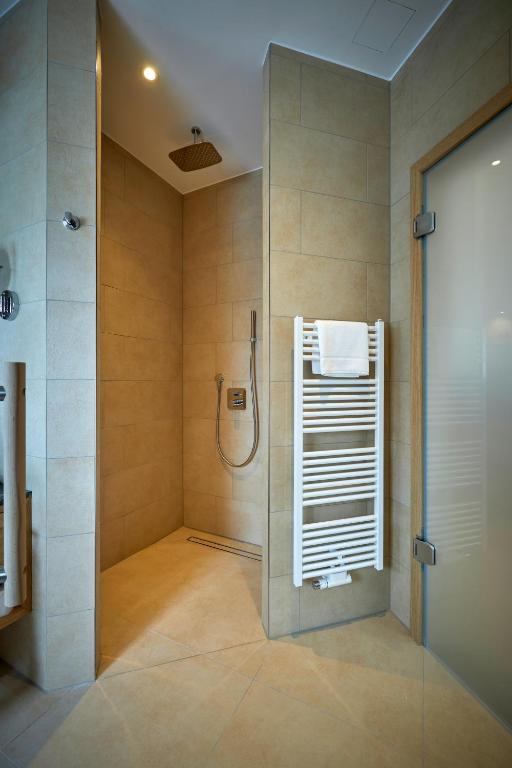 Koupelna v ubytování Hotel Villa Düne