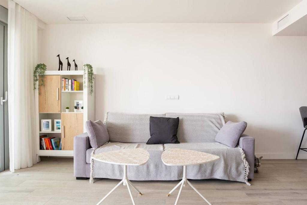 Posezení v ubytování Mediterranean Apartment With Sea Views In Mijas