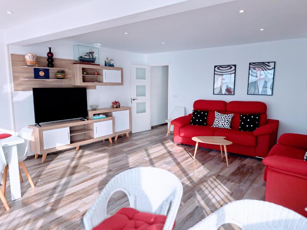 Posezení v ubytování Apartamento Ibañez