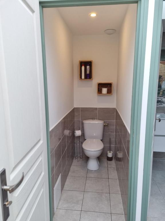 Koupelna v ubytování Gite Baie de Somme