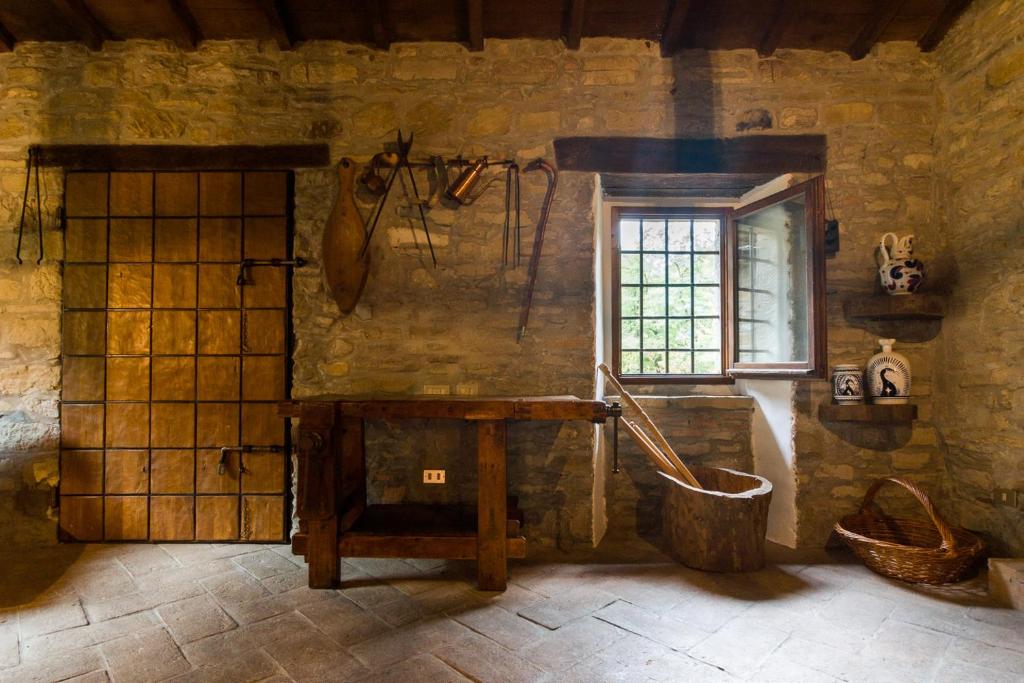 Koupelna v ubytování Borgo Corniola B&B Naturista