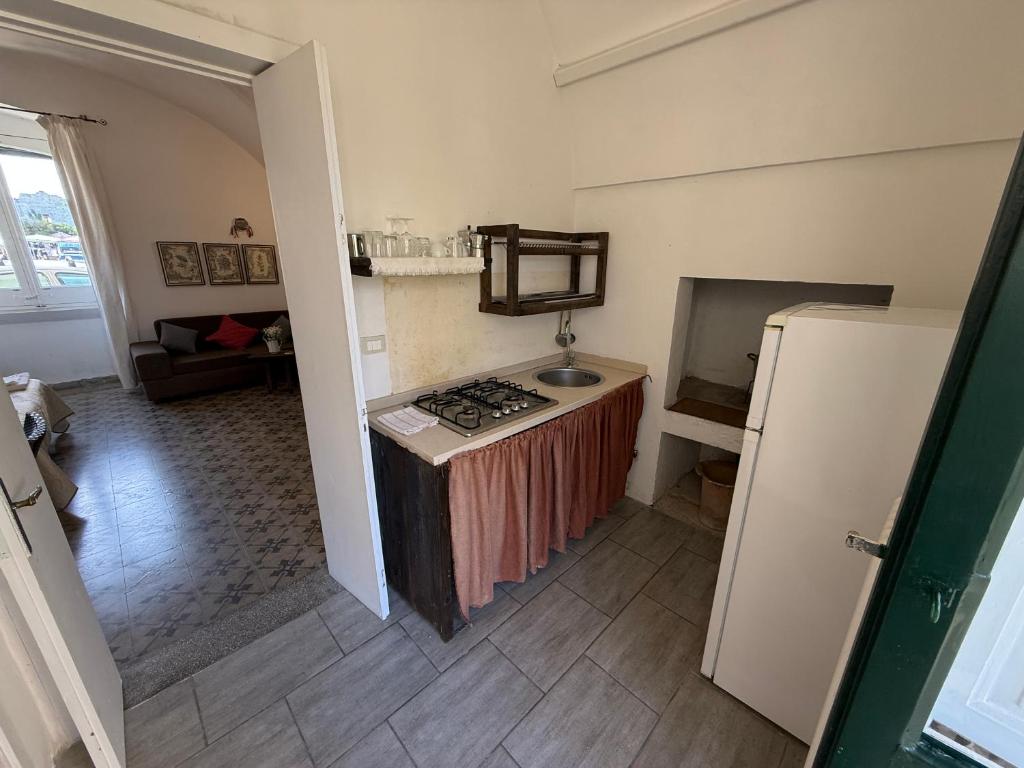 Kuchyň nebo kuchyňský kout v ubytování Residenza Storica PARCO LANOCE