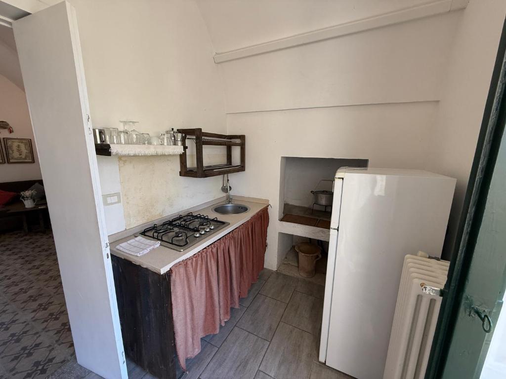 Kuchyň nebo kuchyňský kout v ubytování Residenza Storica PARCO LANOCE