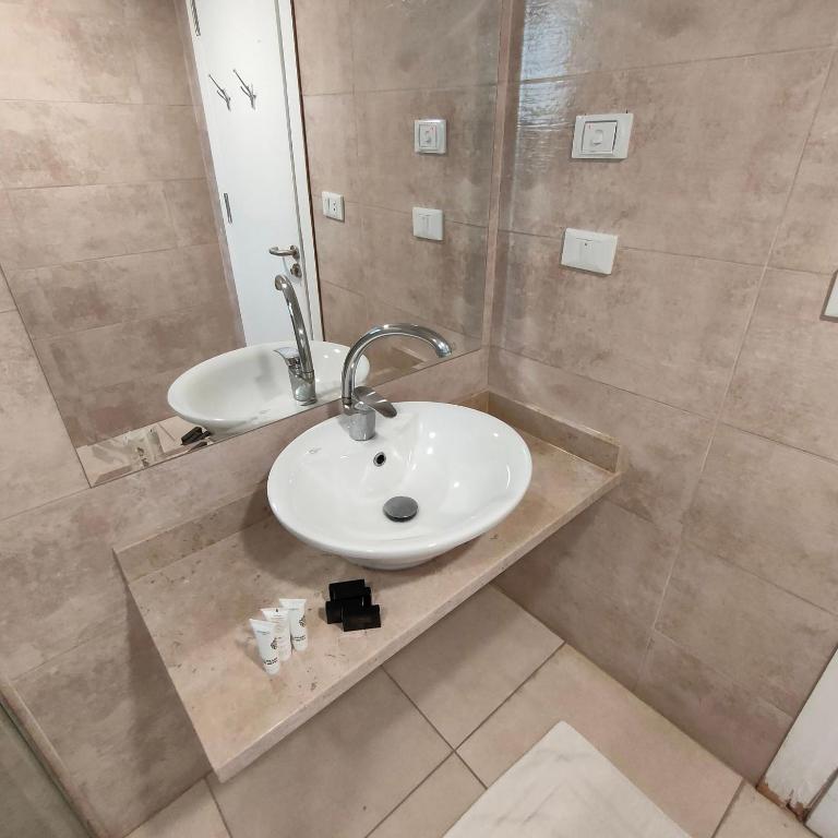 Koupelna v ubytování Pearl Hotel, Maadi