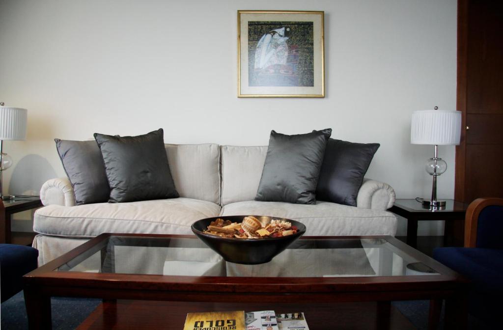 Posezení v ubytování Plaza Hotel Beirut