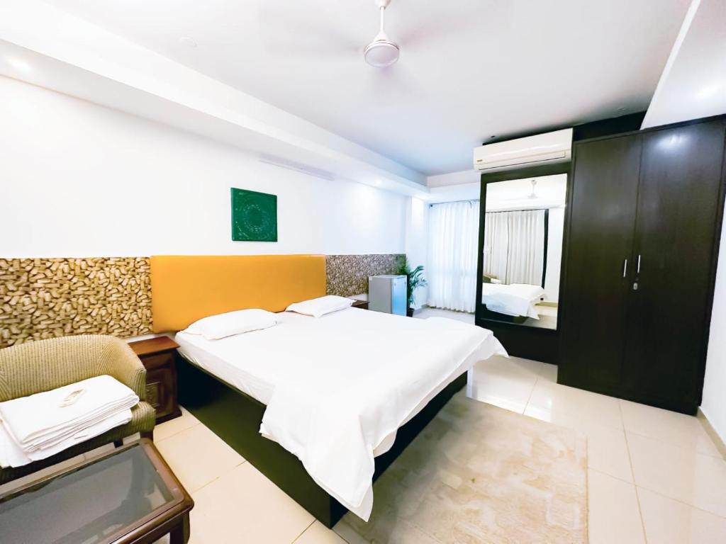 Postel nebo postele na pokoji v ubytování Hotel Blueberry