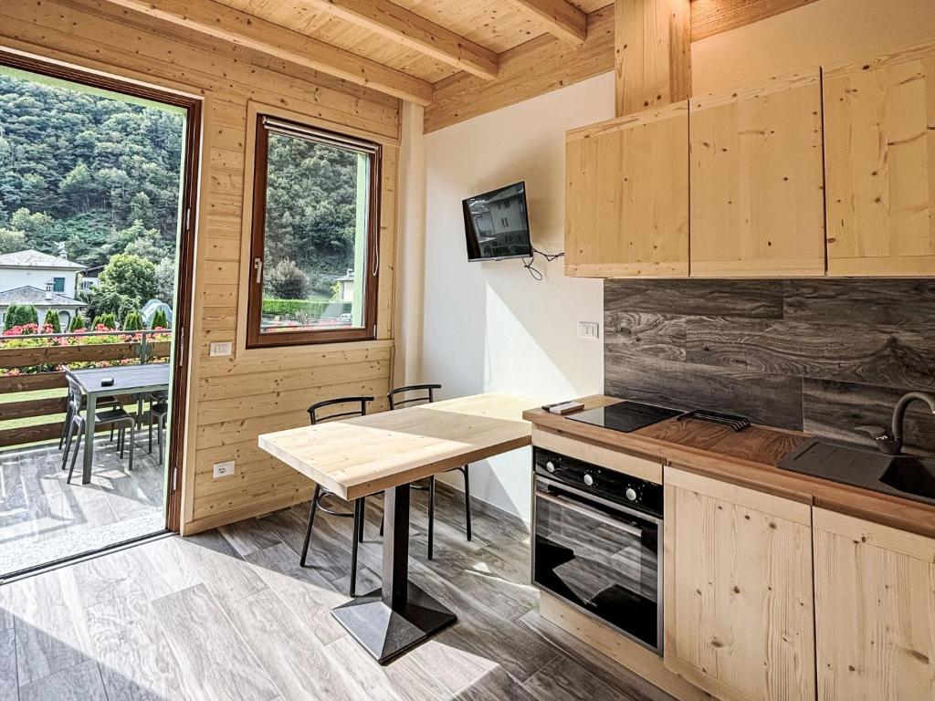 Kuchyň nebo kuchyňský kout v ubytování Studio La Bella Sirta by Interhome
