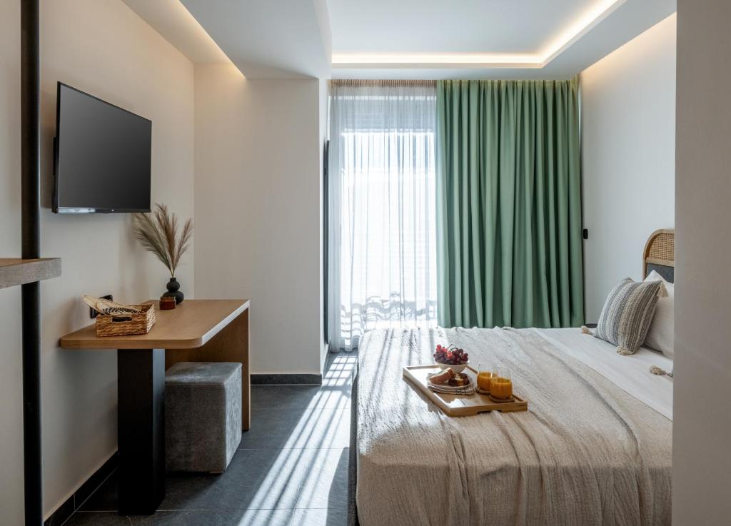 Postel nebo postele na pokoji v ubytování Skia, Premium Key Collection